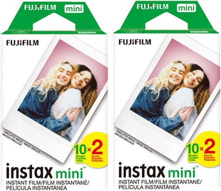 İnstax Mini 7-8-9-11-12-25-70-90 için Film 2'li paket 40 Adet