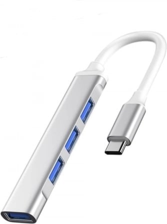 TrkTech Type - C 4 Girişli Usb Çoğaltıcı Type-c To Usb Hub 4 Ports