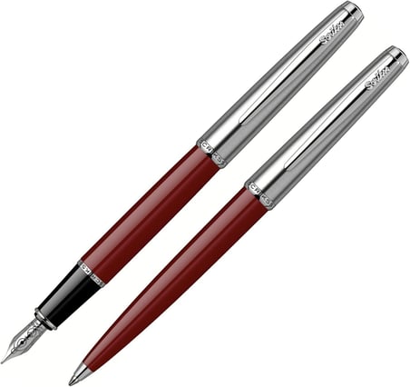 Scrikss Metropolis 78 Dolma Kalemtükenmez Kalem Takım Bordo