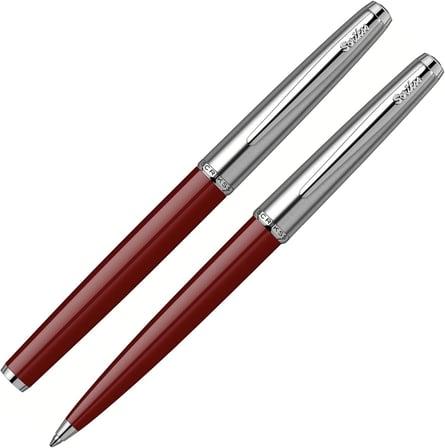 Scrikss Metropolis 78 Dolma Kalemtükenmez Kalem Takım Bordo