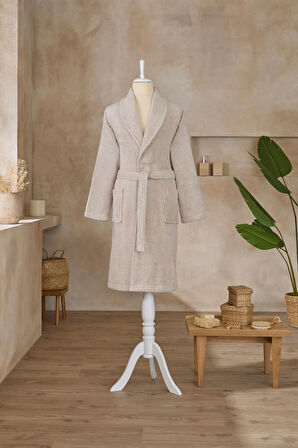 ÖZDİLEK COLOURIST ŞALYAKA BORNOZ BEJ XL BEDEN