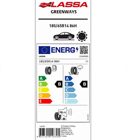 185/65R14 86H GRENWAYS