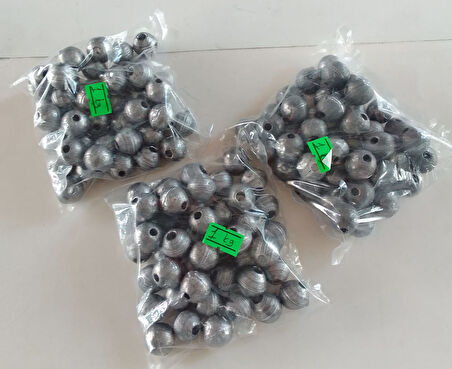 TOP ŞEKLİNDE DELİKLİ SERPME AĞ KURŞUNU