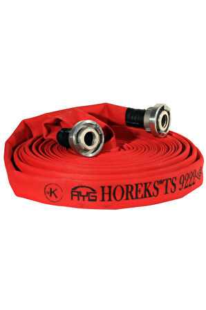 2" İÇİ PVC KIRMIZI 20 METRE YANGIN HORTUMU TS 9222 - TS EN 14540 BELGELİ HORTUM TdrTR