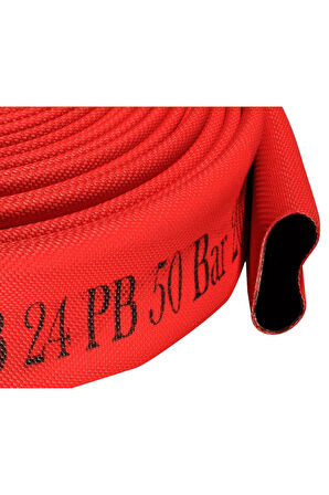 2½" İÇİ PVC KIRMIZI 30 METRE YANGIN HORTUMU TS 9222 - TS EN 14540 BELGELİ HORTUM TdrTR