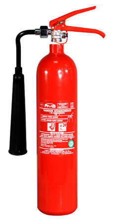 2 Litre Karbondioksit (Co2) Yangın Söndürme Tüpü TdrTR