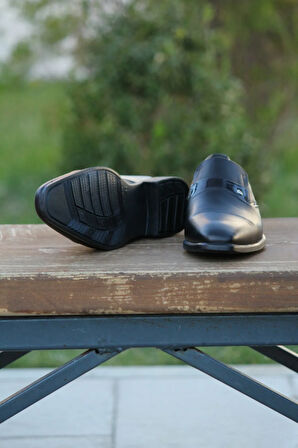 Erkek Mevsimlik Kundura Hakiki Deri  Kauççuk Taban Bağsız