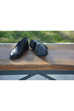 BerenniM562 Erkek Kışlık Kundura Hakiki Deri  Kauççuk Taban Bağlı