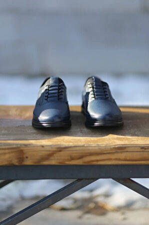 Hakiki Deri Kaymaz Kışlık Taban Akıllı Bağcık ve Ortopedik Erkek Kışlık Sportif Kundura Larcivet