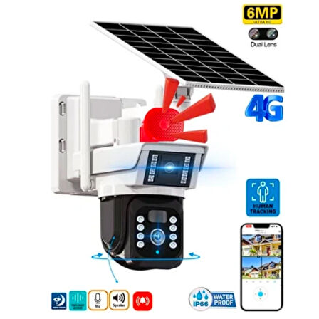 Multibox Solar Panelli, Güneş Enerjili Mbg-33-Aı Wifi Güvenlik Kamerası