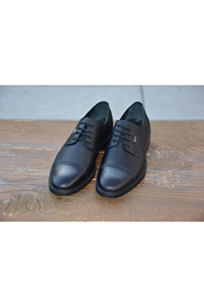 BerenniM571 Erkek Kışlık Kundura Hakiki Deri  Kauççuk Taban Bağlı