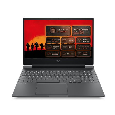HP Victus 15-FA2036NT i7-13620H 40GB 4TB SSD 8 GB RTX5050 144Hz 15.6" FHD Windows 11 Pro Gaming Laptop C52QWEA 019