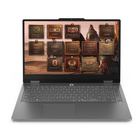 Lenovo LOQE Intel Core i5-13450HX 32GB 1TB SSD 15.6" FHD 144Hz 8 GB RTX5060 Fdos Gaming Laptop, Notebook 83SC000TTR 006