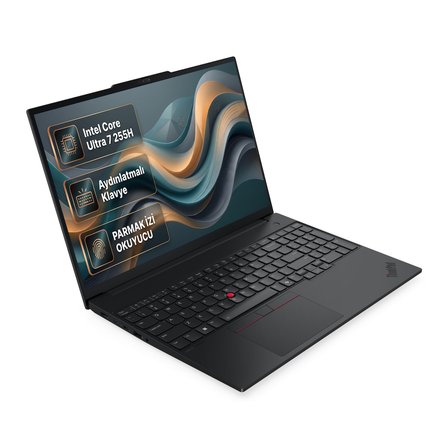 Lenovo ThinkPad E16 Gen 3 Intel Core Ultra 7 255H 64GB 2TB SSD 16" WUXGA Freedos Laptop, Notebook 21SSS29BTX 010
