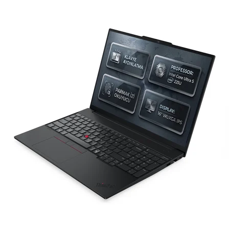 Lenovo ThinkPad E16 Gen 3 Intel Core Ultra 5 225U 16GB 1TB SSD 16" WUXGA Freedos Laptop, Notebook 21SR006VTX 002