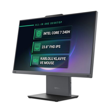 Lenovo ThinkCentre Neo 50a 24 Gen 5 Intel Core 7 240H 64GB 1TB SSD 23.8" FHD Windows 11 Pro All In One Pc 12SC003YTR 012