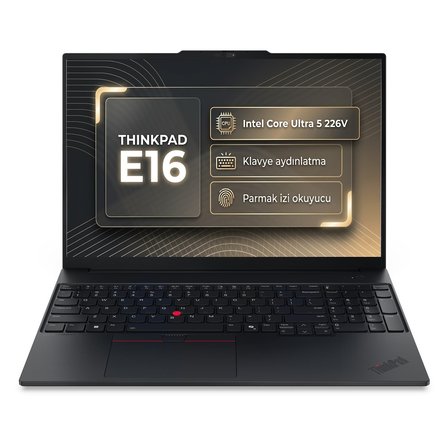 Lenovo ThinkPad E16 Gen 3 Intel Core Ultra 5 226V 16GB 1TB SSD 16" WUXGA Freedos Laptop, Notebook 22AY0035TX 001