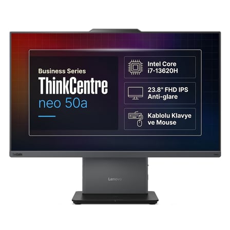 Lenovo ThinkCentre Neo 50a G5 Intel Core i7-13620H 32GB 1TB SSD 23.8" FHD Windows 11 Pro All In One Pc 12SC001XTR 006