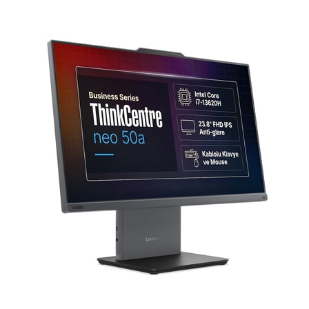 Lenovo ThinkCentre Neo 50a G5 Intel Core i7-13620H 32GB 1TB SSD 23.8" Fdos All In One + VIT 512 GB SSD 12SC001XTR 013