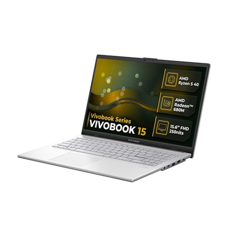 Asus Vivobook 15 AMD Ryzen 5 40 8GB 512GB SSD 15.6" FHD Freedos Laptop, Notebook E1504FA-BQ4891