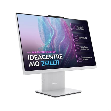 Lenovo Ideacentre 24ILL11 Intel Core Ultra 7 256V 16GB 512GB SSD 23.8" FHD Windows 11 Pro All In One Pc F0JY001ATR 002