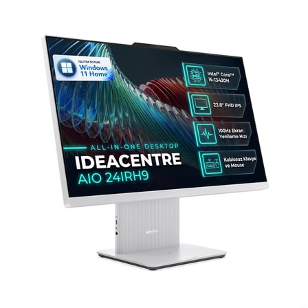 Lenovo IdeaCentre 24IRH9 Intel Core i5-13420H 8GB 512GB SSD 23.8" FHD Windows 11 Home All In One Pc F0HN00SBTR