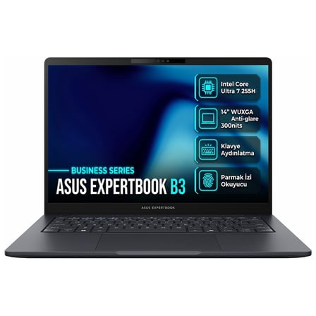 Asus ExpertBook B3 Intel Core Ultra 7 255H 32GB 1TB SSD 14" WUXGA Freedos Laptop, Notebook B3405CCA-LY3481 003