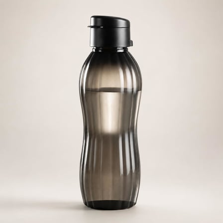 900 ml Matara Sporcu Suluk, BPA Free Sızdırmaz Su Şişesi, Mat Görünümlü Antrasit Renk Spor Outdoor Okul Ofis Kullanımına Uygun