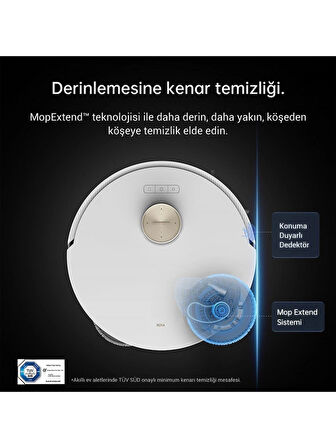 Dreame L20 Ultra Beyaz Çöp Istasyonlu Akıllı Robot Süpürge