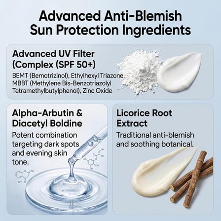 Maruderm Leke Karşıtı Güneş Kremi SPF 50+ PA++++ – Yeni Nesil Kore Filtreli, Alfa-Arbutin &amp; Niasinamid İçerikli, Leke Görünümüne Karşı Güneş Koruyucu, 50 ML