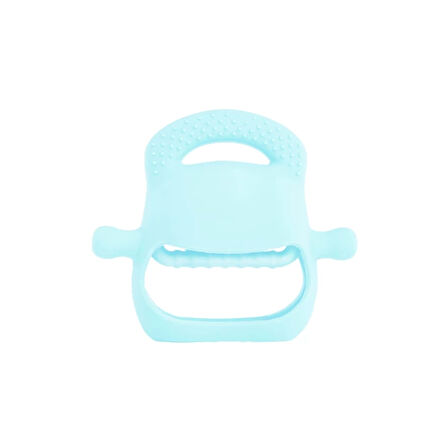 Mavi Bebek Silikon Diş Kaşıyıcı