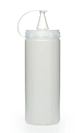 Şeffaf Sos Şişesi  - 400 Ml