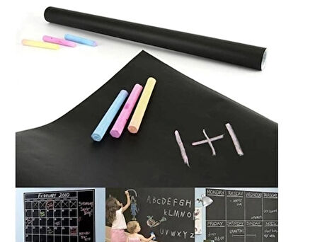 Yapışkanlı Kara Tahta-yazı Tahtası: Sticker Blackboard