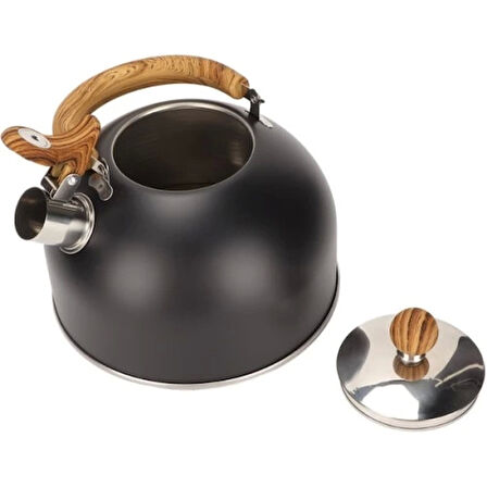 Paslanmaz Çelik Demlik Siyah Renk