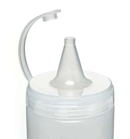 Şeffaf Sos Şişesi  - 400 Ml