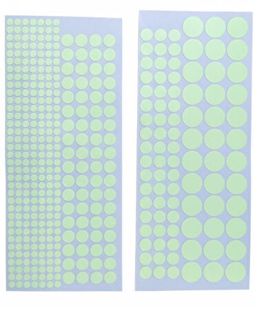 Fosforlu Etiket Karanlıkta Işık Veren Yıldız Tozu Etiketleri
