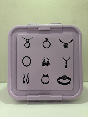 Takı Dikiş Kutusu Saklama Kabı Hobi Kutusu