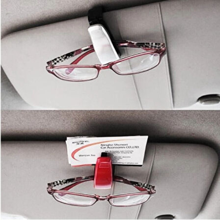 Araba Klips Gözlük Tutacağı