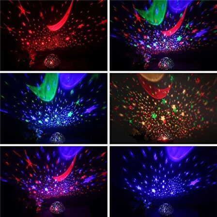 Dönen Starmaster Gece Lambası