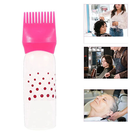 Hazneli Saç Boyama Aparatı-taraklı Saç Bakımı Krem - Saç Yağı Uygulama Aparatı