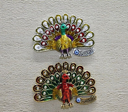 Swaroski Tavuskuşu Magnet Alk3852