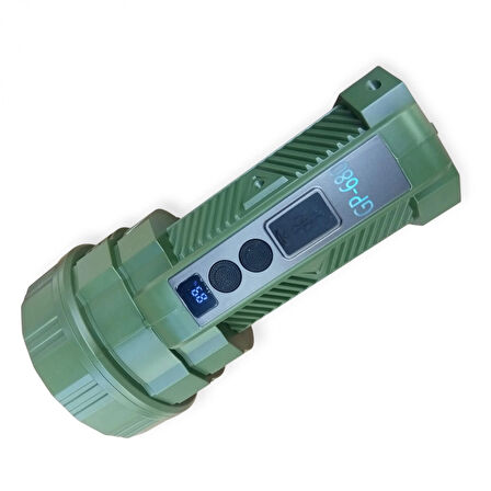 Gold Police Gp-680 Şarjlı El Feneri Projektör 100 Watt