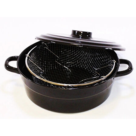 Essan Yanmaz Ve Yapışmaz Fritöz Kızartma Tenceresi