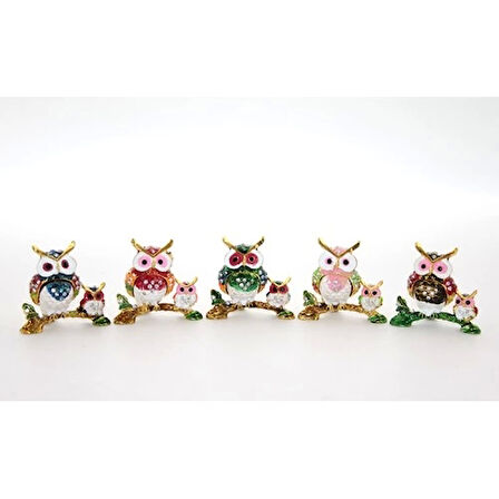 Swarovski 2'li Baykuş Model 2