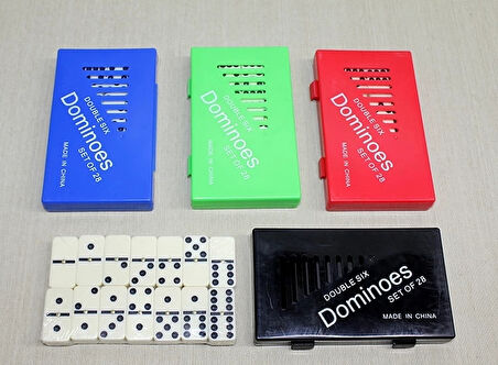 Plastik Kutulu Domino Oyunu Alk3532