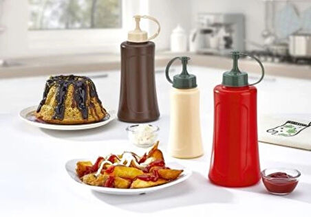 Mayonez Sos Şişesi - 350 Ml - Beyaz