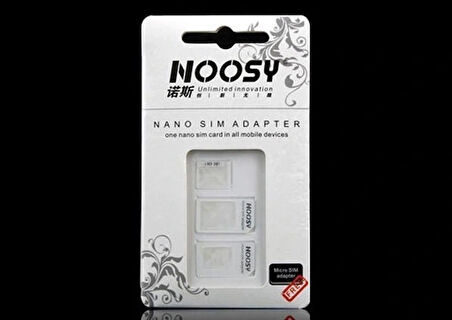 Noosy: Nano Ve Micro Sim Kart Adaptörü