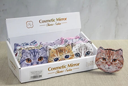 Taşlı Kedi El Aynası Alk3749