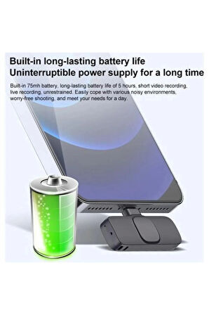 K9 2’li Lightning Kablosuz Yaka Mikrofonu