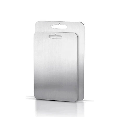 2'li Paslanmaz Çelik Kesim Panosu Seti